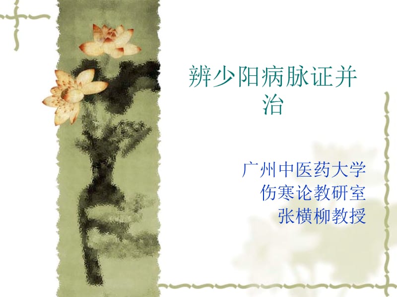 伤寒论--少阳病篇(七版).ppt_第1页