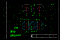 链条垫圈（BJKS13-01）钣金成形工艺及冲压模具设计-冲孔落料复合模含4张CAD图.zip