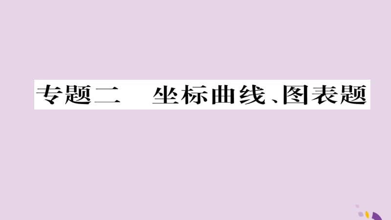 中考化学总复习第编重点题型突破篇专题坐标曲线图表题精练课件_第1页