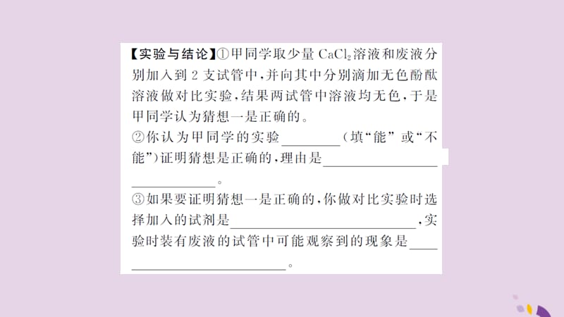 中考化学一轮复习专题训练七实验探究题习题课件_第3页