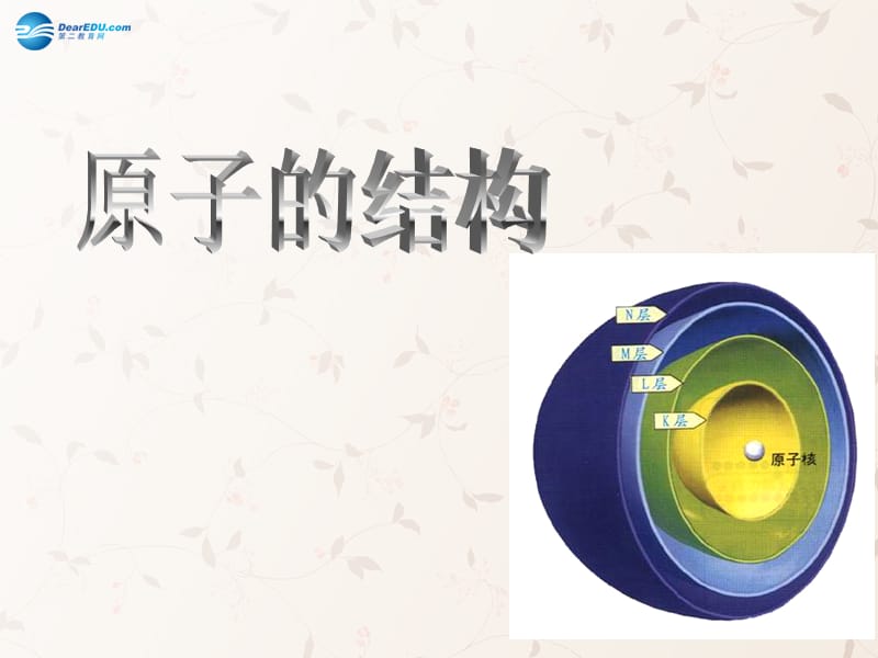 九年级化学上册 第三单元 课题 原子的结构课件 （新版）新人教版_第1页