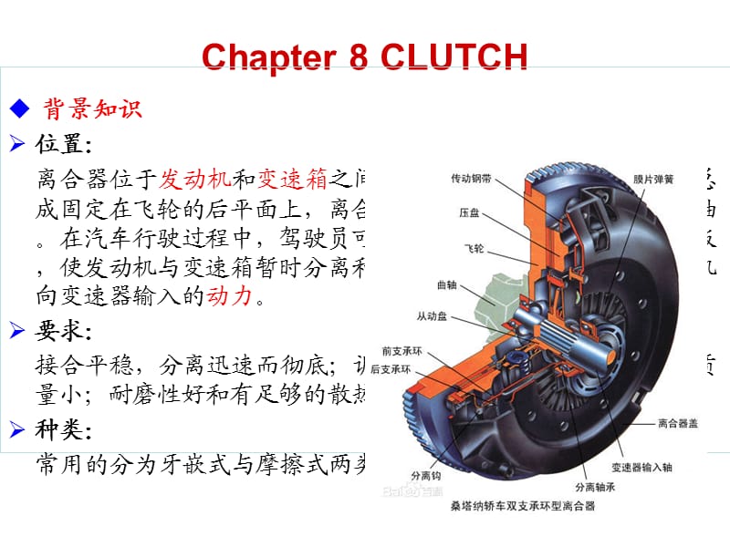 汽车专业英语-8CLUTCH.ppt_第1页