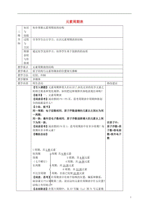 高中化學(xué) 1.1 元素周期表教案（打包4套）新人教版必修2.zip