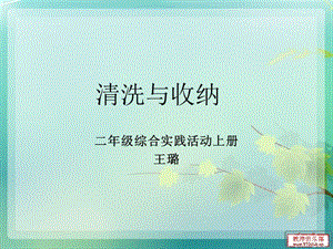 清洗與收納(二年級綜合實踐活動上冊).ppt