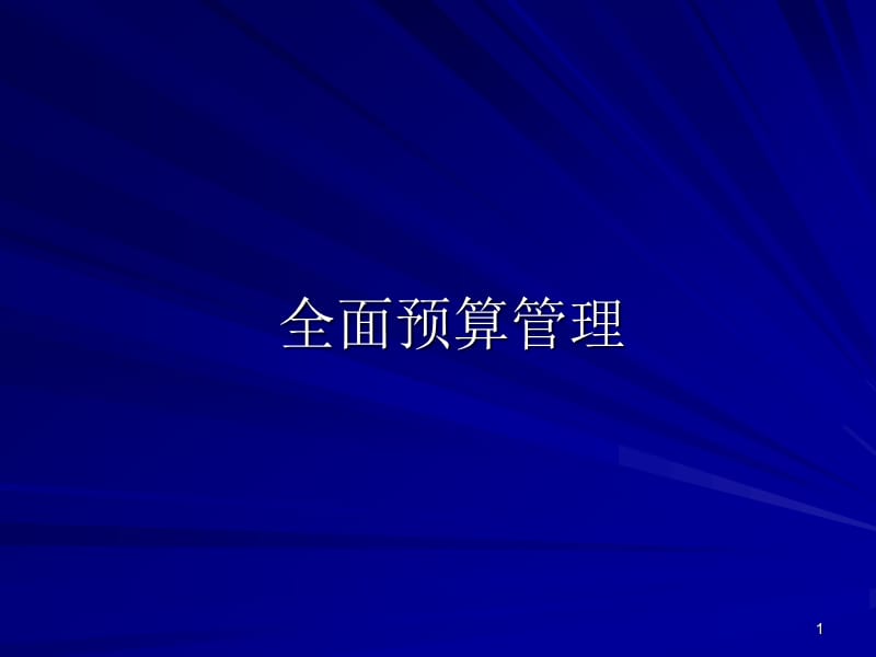 《全面預(yù)算管理》PPT課件.ppt_第1頁