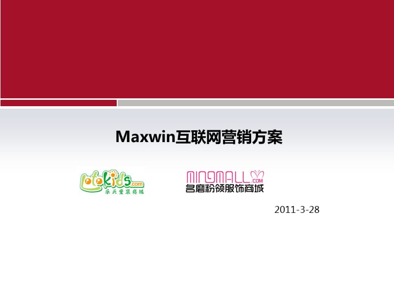 Maxwin互联网营销方案.ppt_第1页