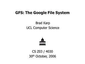 《google文件系統(tǒng)》PPT課件.ppt