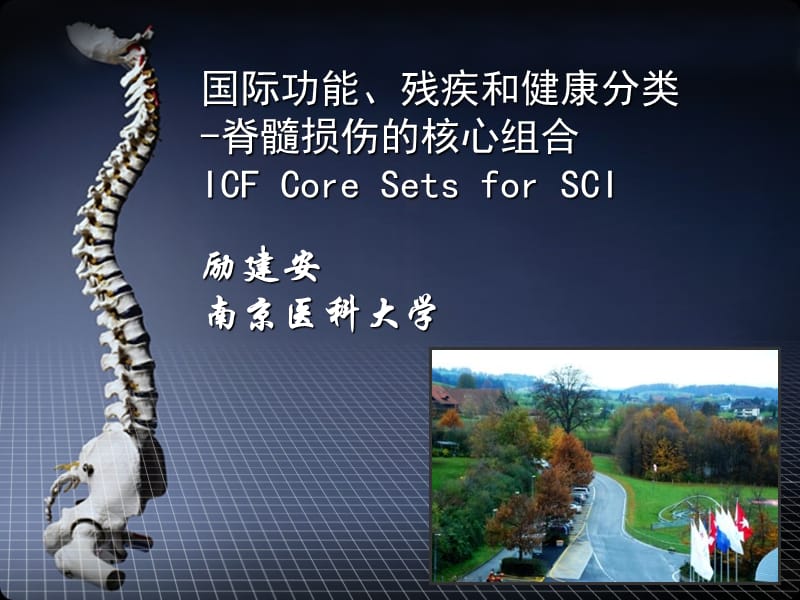 icf在脊髓损伤的应用-励建安.ppt_第1页