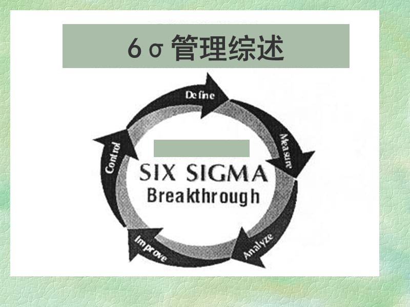 《sigma追求卓越》PPT课件.ppt_第1页