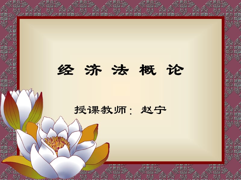 《經(jīng)濟(jì)法概論new》PPT課件.ppt_第1頁