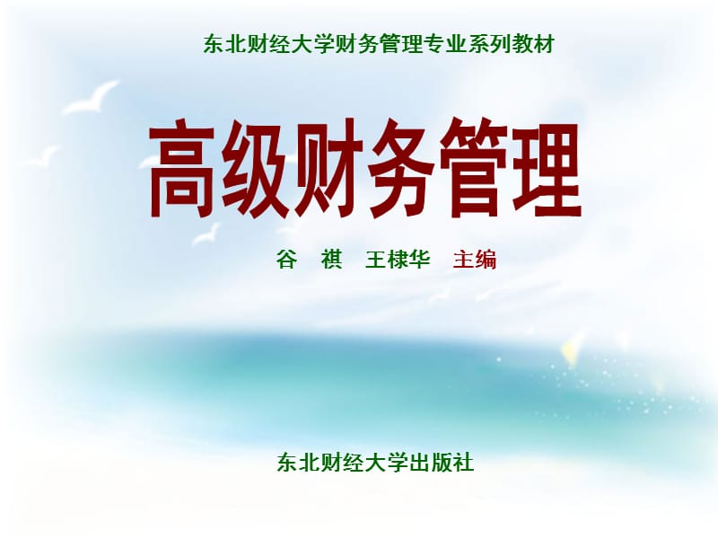 《高級財務管理》PPT課件.ppt_第1頁