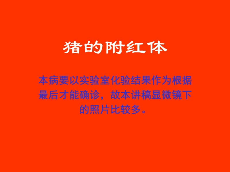 《猪的附红体病》PPT课件.ppt_第1页