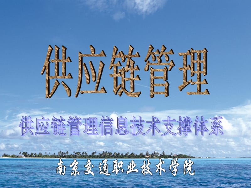 供应链管理信息技术支撑体系.ppt_第1页