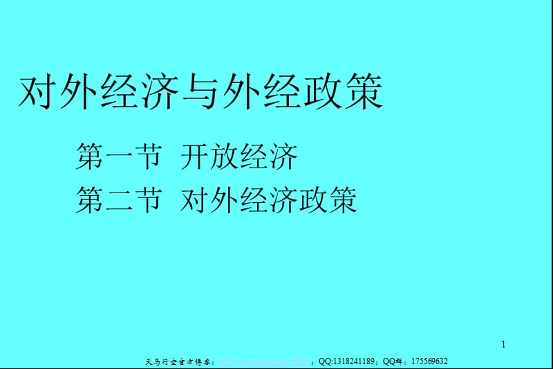 對外經(jīng)濟與外經(jīng)政策.ppt_第1頁