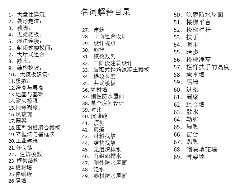 房屋建筑学名词解释+简答题+画图题汇总.ppt_第3页