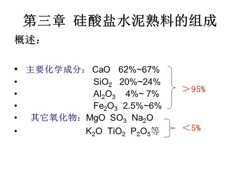 硅酸盐水泥熟料的组成.ppt_第1页