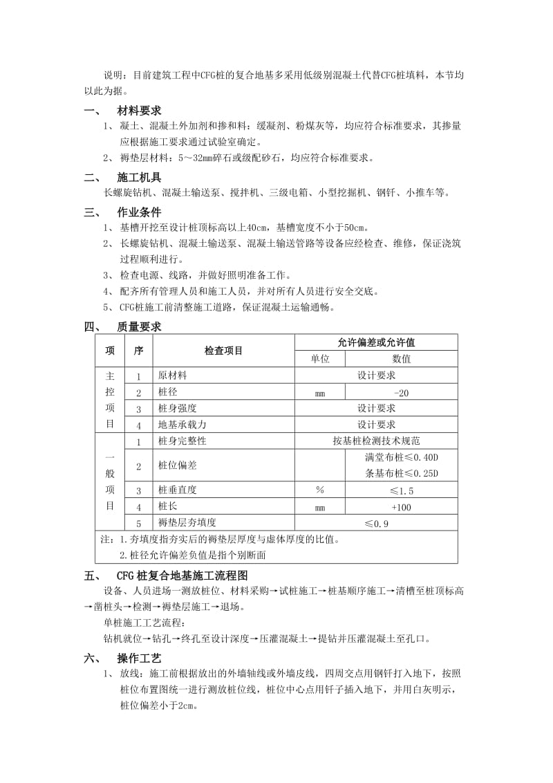 CFG桩复合地基处理工程_第1页