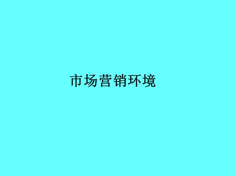 《市场营销环境》PPT课件.ppt_第1页