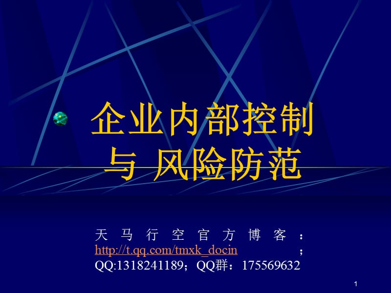 企业内部控制与风险防范.ppt_第1页