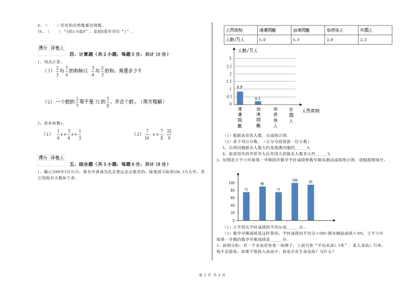 2019年实验小学小升初数学综合检测试题D卷 江苏版（附解析）.doc_第2页