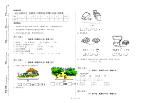 2019年實(shí)驗(yàn)小學(xué)一年級數(shù)學(xué)上學(xué)期過關(guān)檢測試題 長春版（附答案）.doc