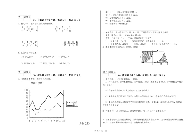 2019年实验小学小升初数学过关检测试题D卷 外研版（含答案）.doc_第2页