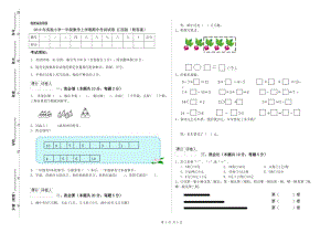 2019年實(shí)驗(yàn)小學(xué)一年級(jí)數(shù)學(xué)上學(xué)期期中考試試卷 江西版（附答案）.doc