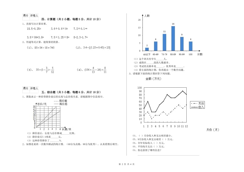 2019年实验小学小升初数学提升训练试题A卷 人教版（附答案）.doc_第2页