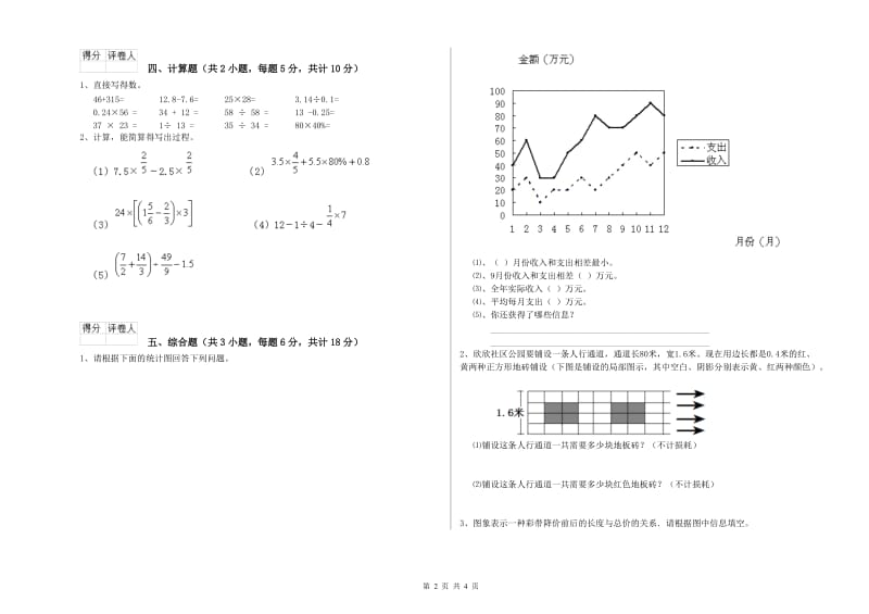 2019年实验小学小升初数学提升训练试卷B卷 豫教版（附解析）.doc_第2页