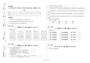 2019年實驗小學(xué)二年級語文【下冊】能力提升試題 上海教育版（含答案）.doc