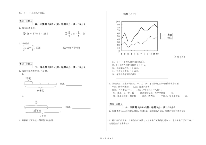 2019年实验小学小升初数学全真模拟考试试题D卷 沪教版（附解析）.doc_第2页