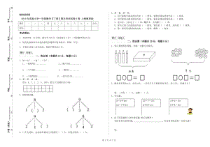 2019年實(shí)驗(yàn)小學(xué)一年級(jí)數(shù)學(xué)【下冊(cè)】期末考試試卷A卷 上海教育版.doc