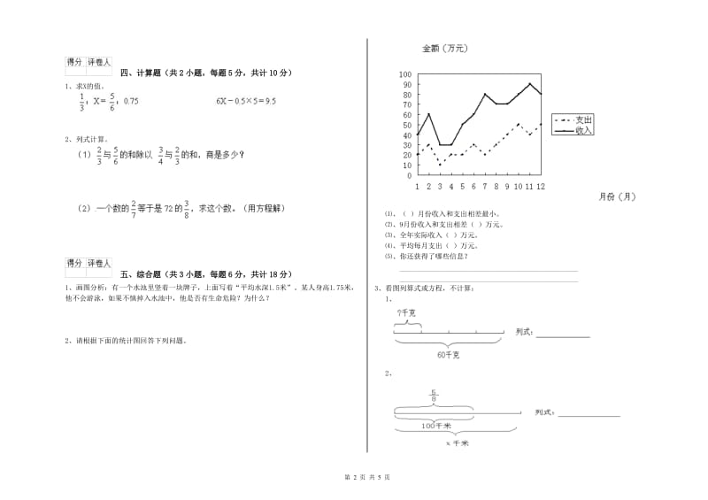 2019年实验小学小升初数学能力检测试题A卷 赣南版（含答案）.doc_第2页