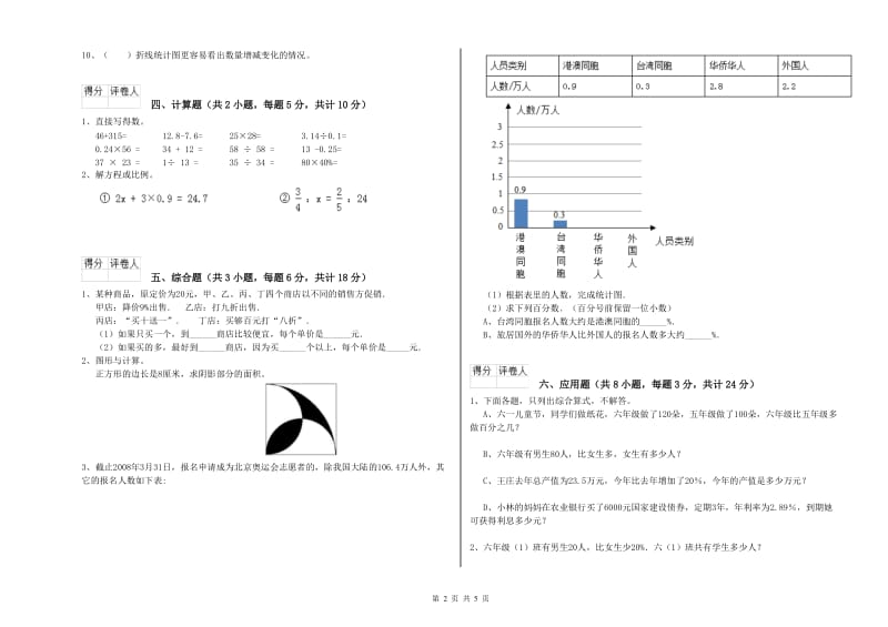 2019年实验小学小升初数学考前练习试题D卷 江苏版（附答案）.doc_第2页