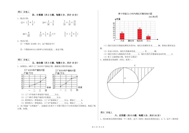 2019年实验小学小升初数学每日一练试卷D卷 长春版（含答案）.doc_第2页