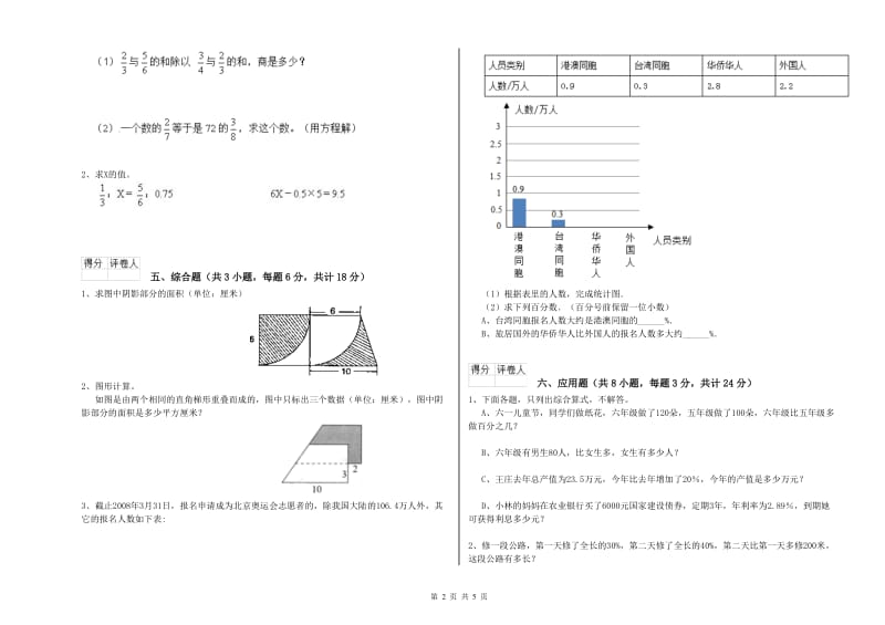 2019年实验小学小升初数学每周一练试卷D卷 苏教版（附解析）.doc_第2页