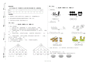 2019年實驗小學(xué)一年級數(shù)學(xué)【上冊】期末考試試題B卷 上海教育版.doc