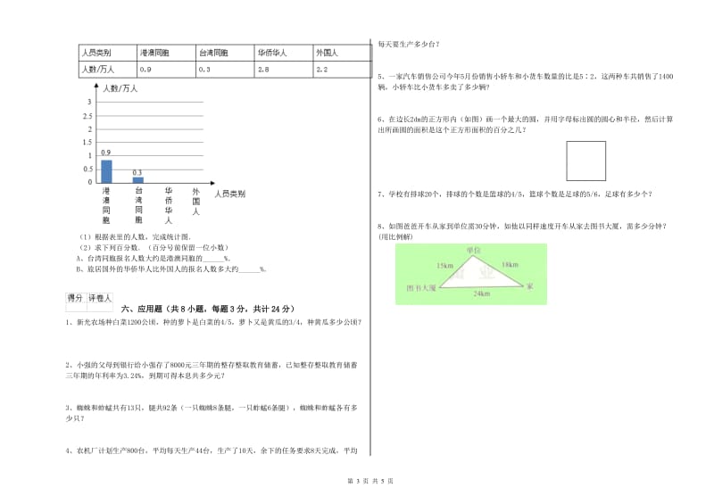 2020年实验小学小升初数学能力检测试卷C卷 浙教版（附解析）.doc_第3页