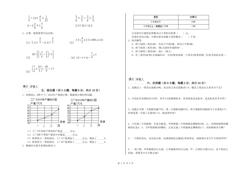 2020年实验小学小升初数学能力提升试题A卷 江西版（附解析）.doc_第2页