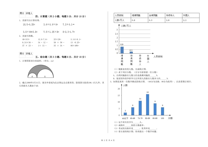 2020年实验小学小升初数学每日一练试题D卷 豫教版（附解析）.doc_第2页