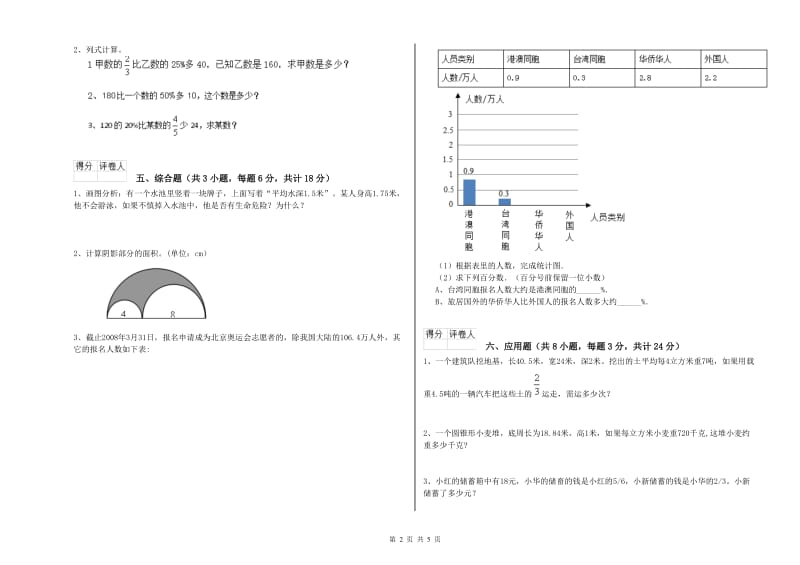 2020年实验小学小升初数学提升训练试题B卷 豫教版（附解析）.doc_第2页