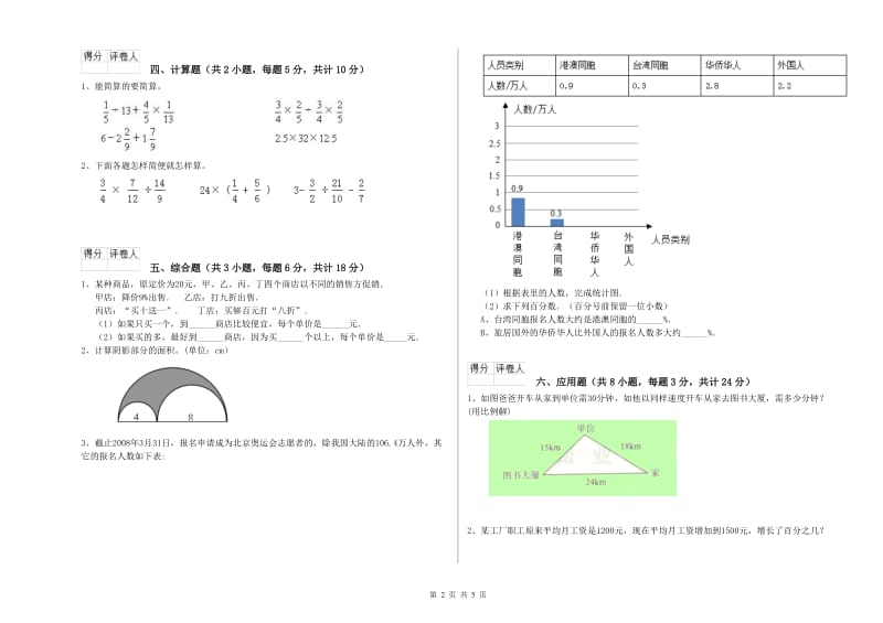 2020年实验小学小升初数学每日一练试卷D卷 赣南版（附解析）.doc_第2页