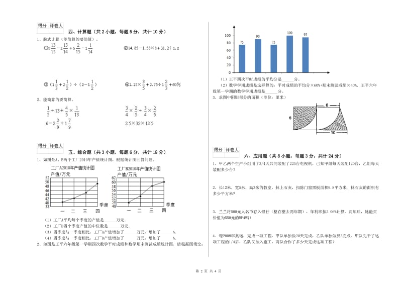 2020年实验小学小升初数学强化训练试题C卷 沪教版（含答案）.doc_第2页