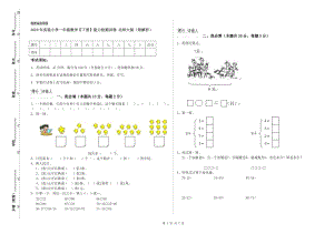 2020年實(shí)驗(yàn)小學(xué)一年級(jí)數(shù)學(xué)【下冊(cè)】能力檢測(cè)試卷 北師大版（附解析）.doc