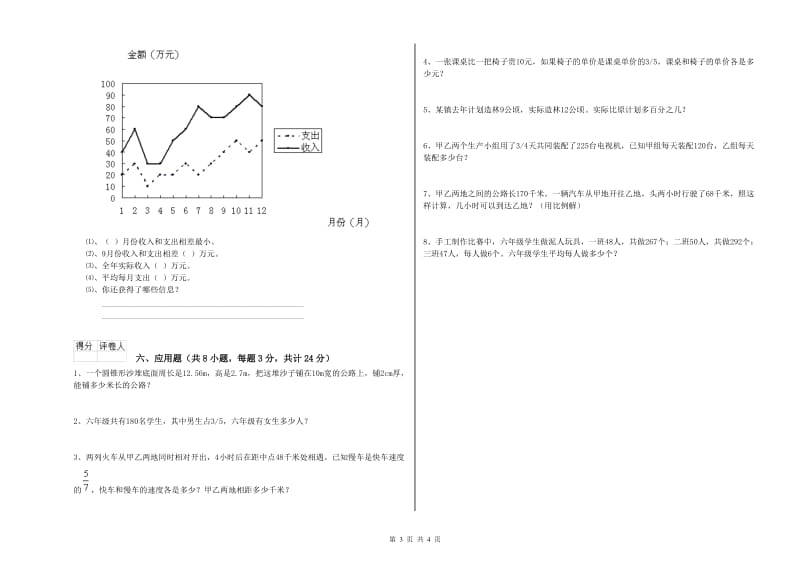 2020年实验小学小升初数学综合练习试题C卷 上海教育版（含答案）.doc_第3页