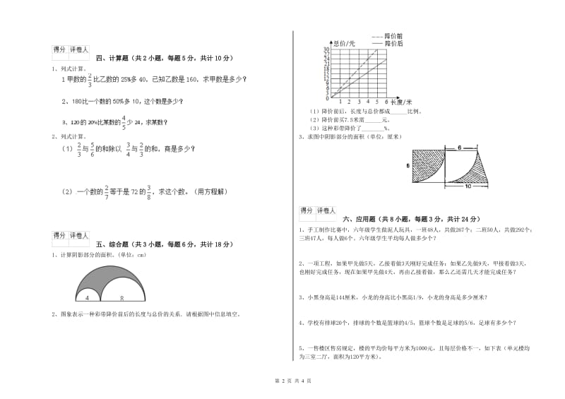 2020年实验小学小升初数学过关检测试题C卷 外研版（附解析）.doc_第2页