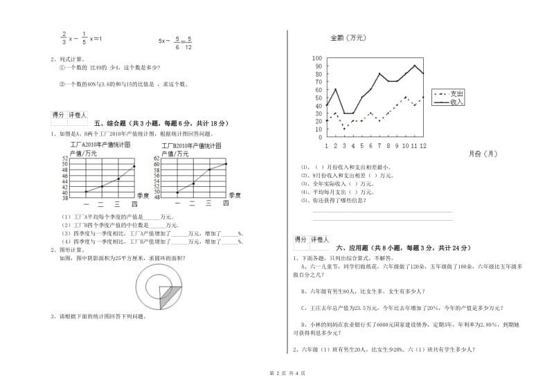 2020年实验小学小升初数学过关检测试题D卷 赣南版（附答案）.doc_第2页