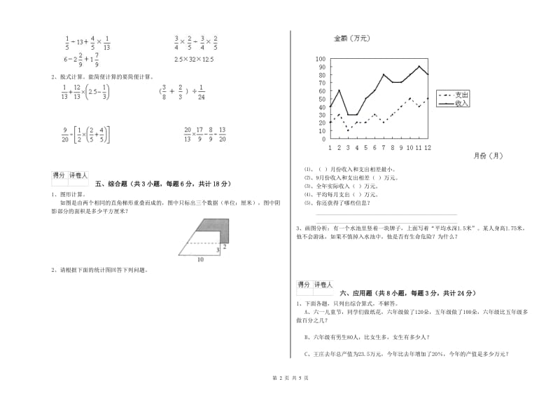 2020年实验小学小升初数学过关检测试题C卷 豫教版（含答案）.doc_第2页