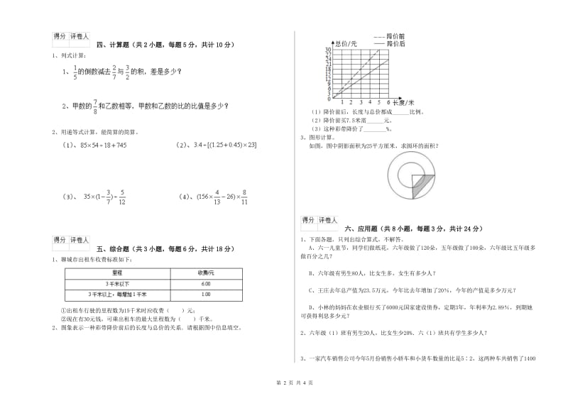 宁夏2019年小升初数学能力提升试题D卷 含答案.doc_第2页