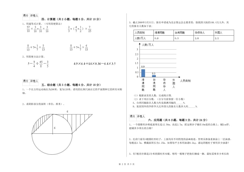 宁夏2020年小升初数学每周一练试题C卷 附答案.doc_第2页